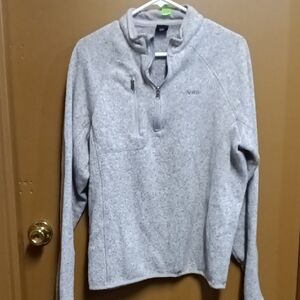Men's Gray Zip-Up Sweater
